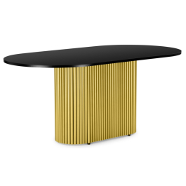 Стол Барон О 200 х 90 (золотые ноги)