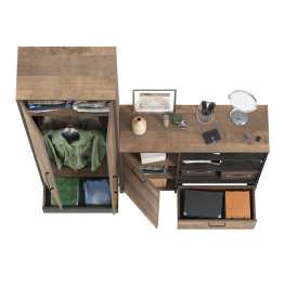 Шкаф для одежды в прихожую и большой комод Трувор