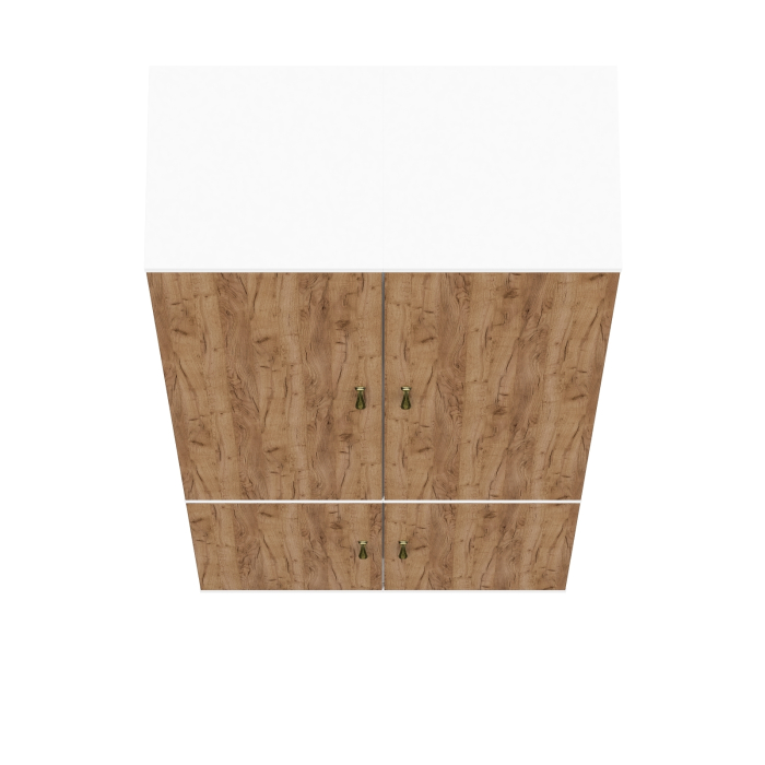 Шкафы распашные, Пенал с пятью полками за дверками и пенал 21Б Лидер-8