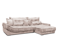 Диваны угловые в гостиную, Диван мягкий угловой Бруно, велюр