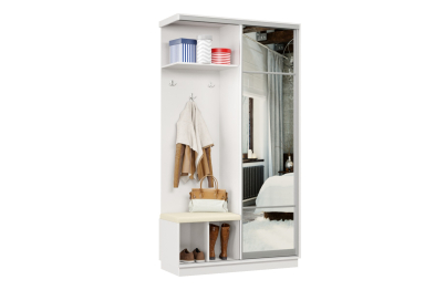 Прихожая Премьер 03 Лайт Мини 11 Левая Мягкая