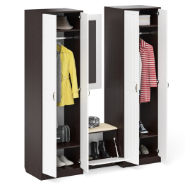 Прихожая П-6 компоновка № 8 МДФ фрезеровка прованс