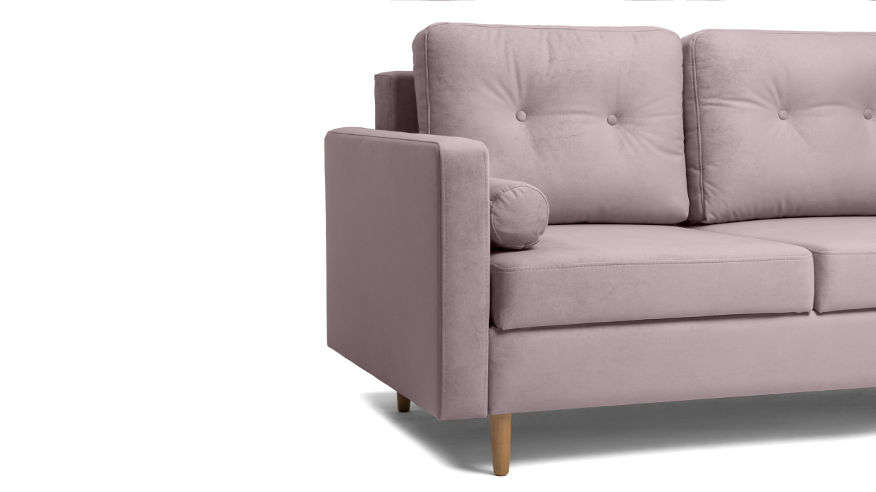 Диваны прямые кухонные, Диван Lucas 140, велюр