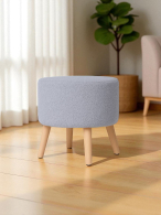 Пуф в прихожую, Пуф Лаки,букле