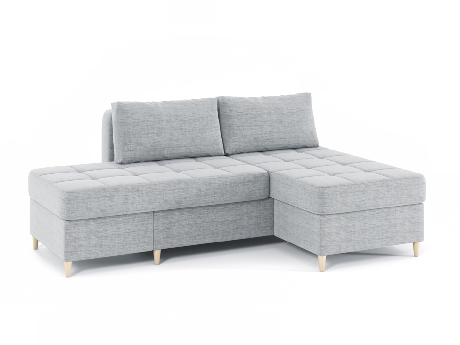 Диваны угловые в гостиную, Диван-кровать угловой Оливер 2 еврокнижка-трансформер, рогожка