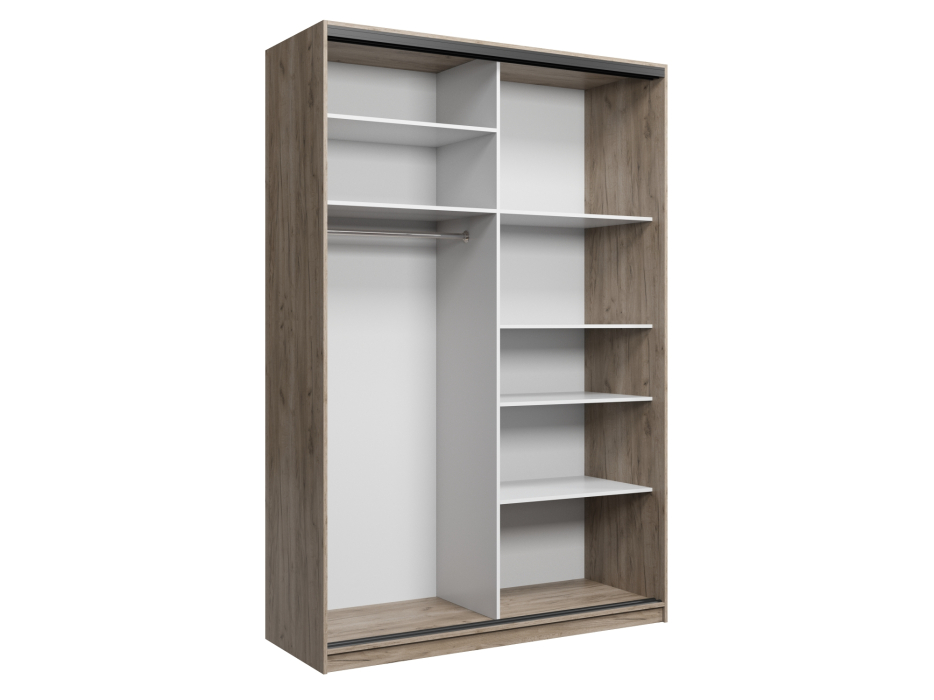 Шкафы-купе, Шкаф купе 2-х дверный АЙСБЕРГ ЛОФТ 160 /зеркало