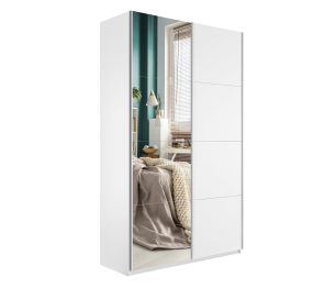 Шкаф Прайм дуо ДСП+зеркало 2300 х 1400 х 570