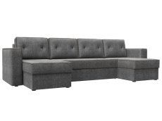 Диваны еврокнижки, П-образный диван Принстон, рогожка