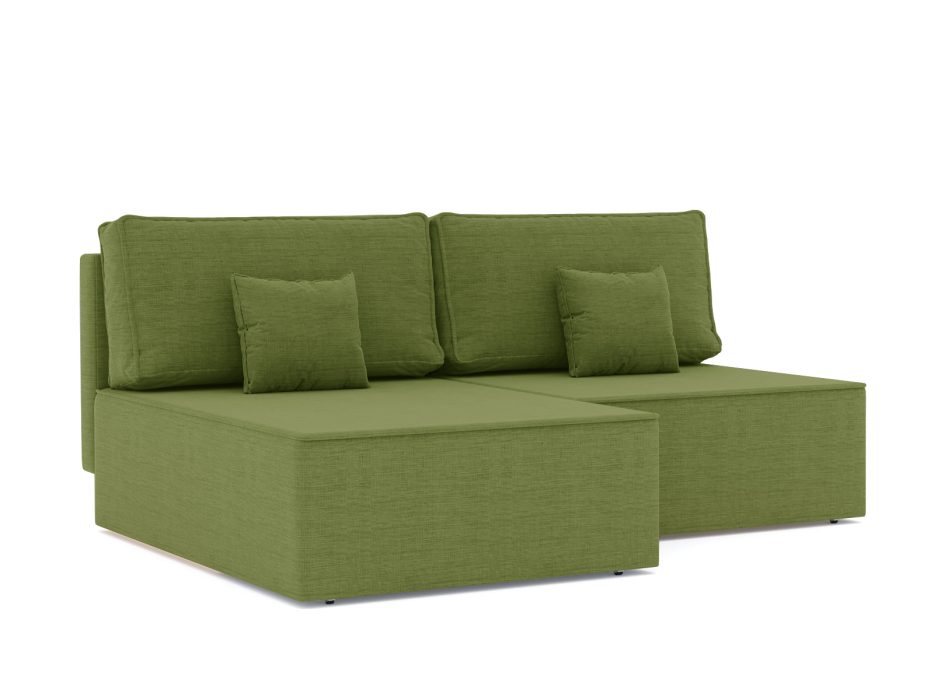 Диваны угловые в гостиную, Диван-кровать угловой еврокнижка Блюм Некст, рогожка Люкс