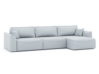 Диван-кровать угловой Рафаэль 3 секции еврокнижка НПБ, велюр