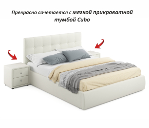 Мягкая кровать Selesta 1600 с подъемным механизмом