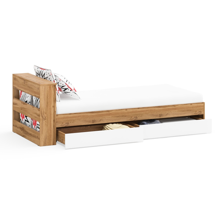 Кровати 90 см, Кровать с ящиками Ксения 900 односпальная