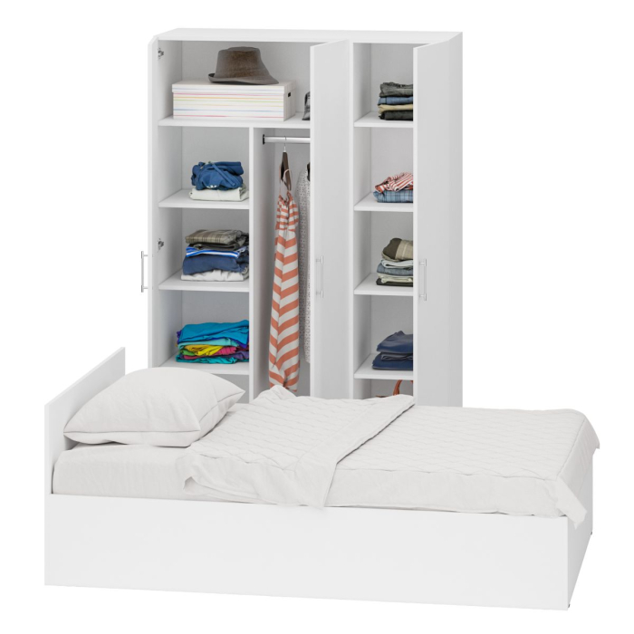 Спальные гарнитуры, Спальный гарнитур № 1 Стандарт с кроватью 1200