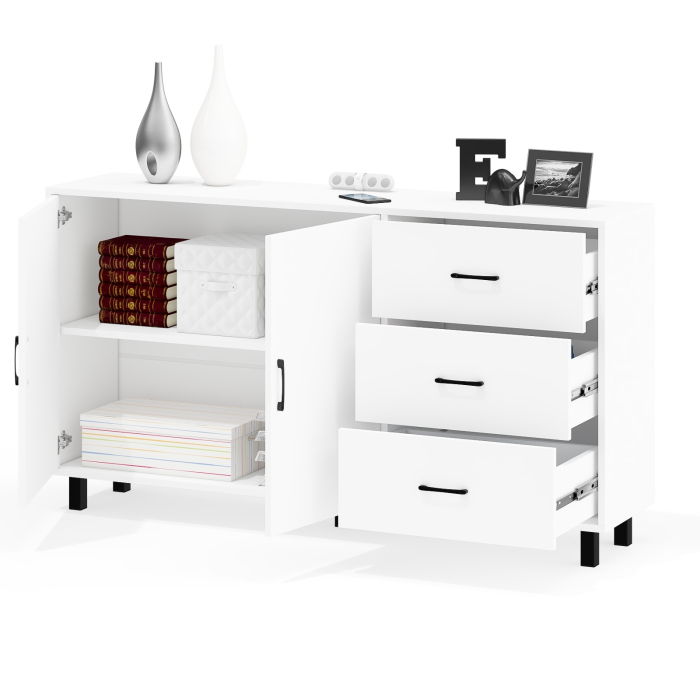 Комоды, Широкий тумба-комод с ящиками и дверками РВК 123-1604