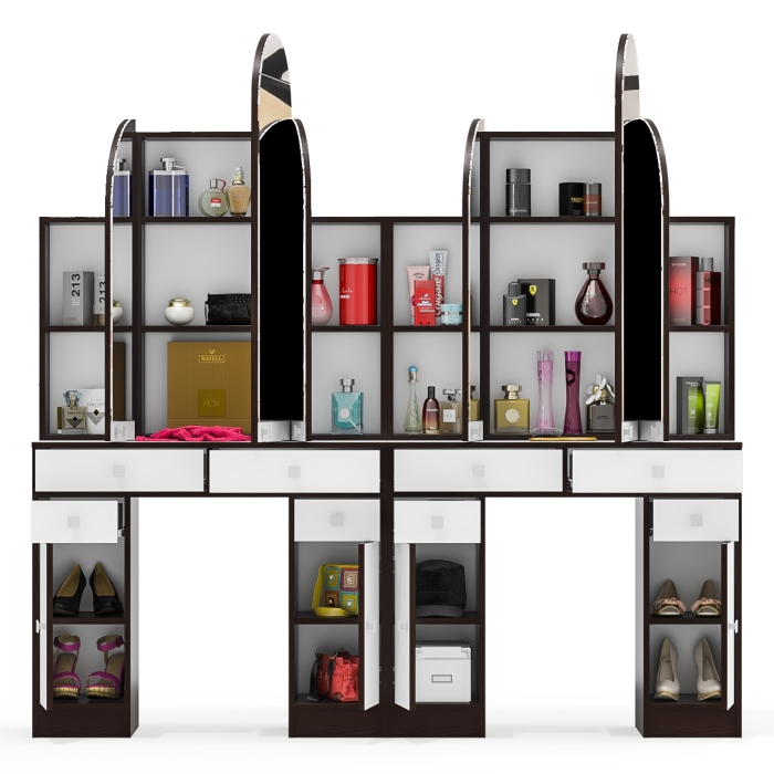 С зеркалом, Два туалетных столика Трельяжа МД №2