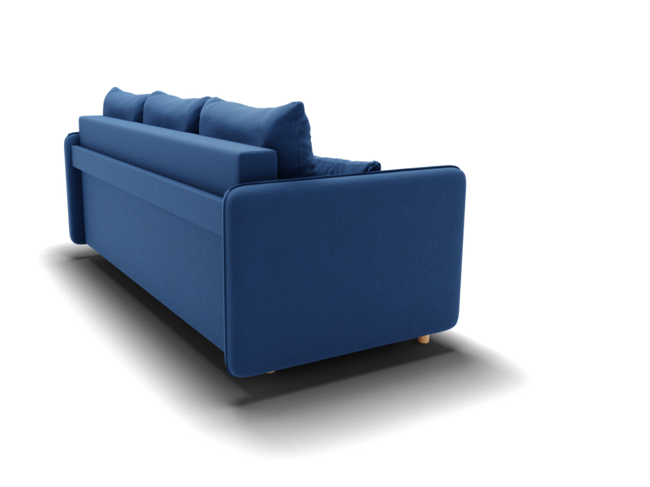 Диваны кровати со спальным местом, Прямой диван Санти,еврокнижка,велюр