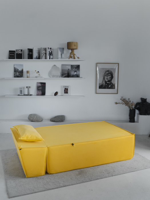 Кресло для отдыха, Бескаркасна оттоманка Клайд,велюр