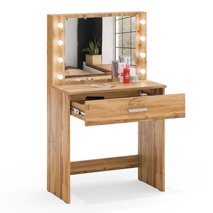 С зеркалом, Столик косметический с подсветкой СТ-4