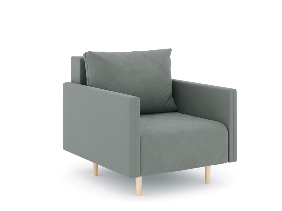 Кресло для отдыха, Кресло для отдыха Милли с подлокотниками, велюр