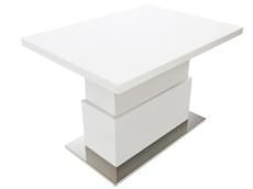 Обеденные столы, Стол-трансформер Slide (опоры сатинированная сталь)