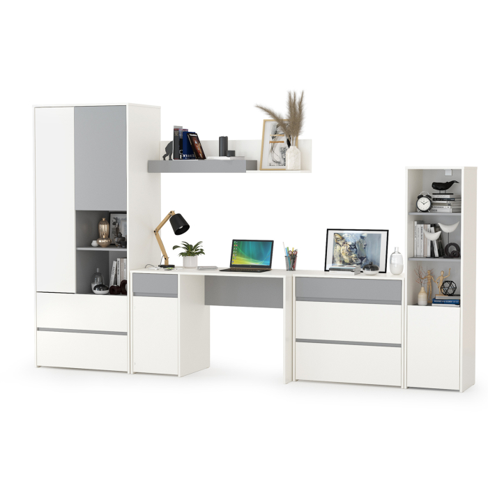 Для девочек, Полный набор мебели в молодёжную комнату Торонто № 01