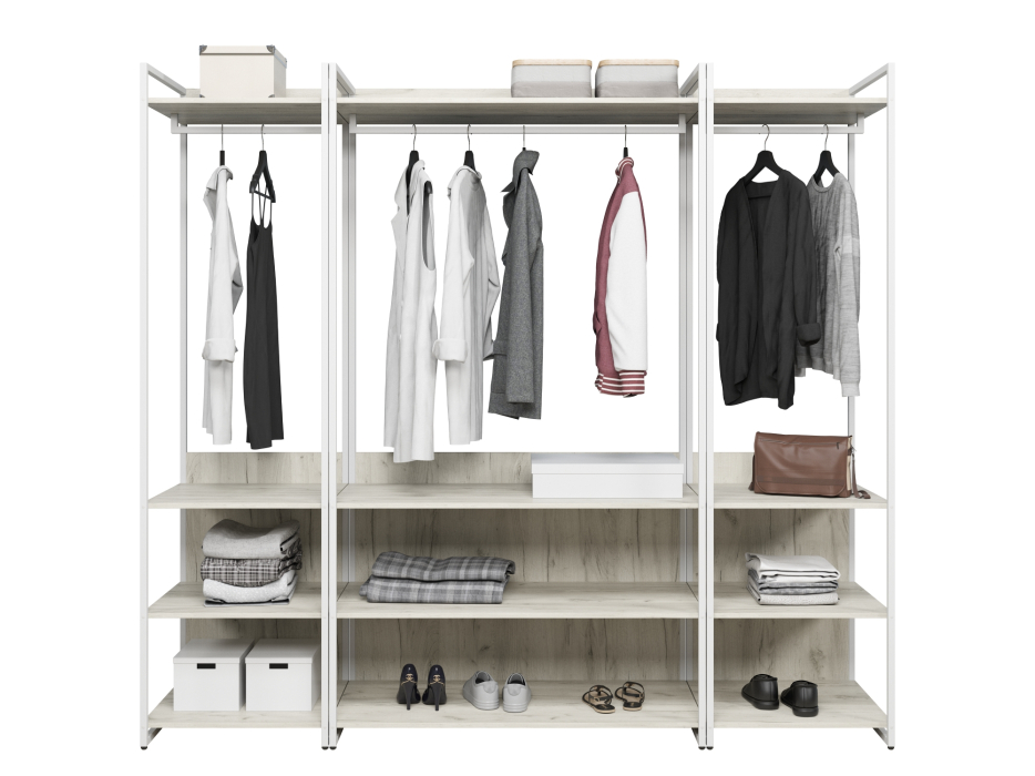 Прихожие, Гардеробная Urban Лофт 06 Белый