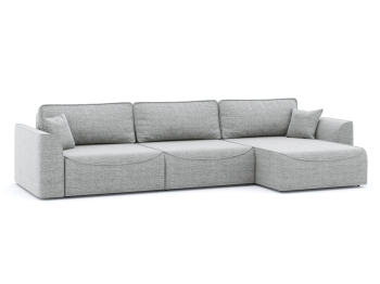 Диван-кровать угловой Рафаэль 3 секции еврокнижка НПБ, рогожка