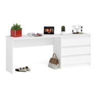 Домашние кабинеты, Стол письменный 1200 с комодом МК800 на три ящика