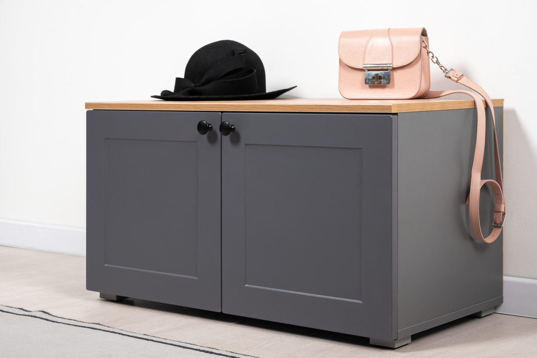 Прихожие, Тумба для обуви с тумбой две дверки Остин