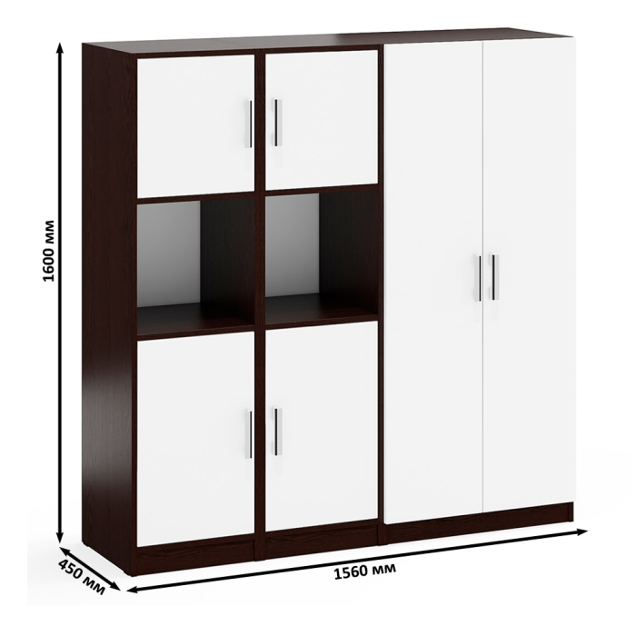 Шкафы двухстворчатые, Набор мебели из шафов и пеналов СК-9