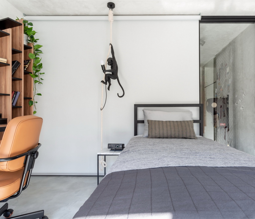 Кровати 90 см, Кровать в стиле лофт Аристо 0.9