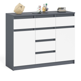 Комод с ящиками и дверками Мори МК1200.4