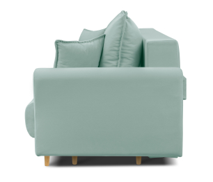 Диван кровать прямой со спальным местом "Мия", микровелюр