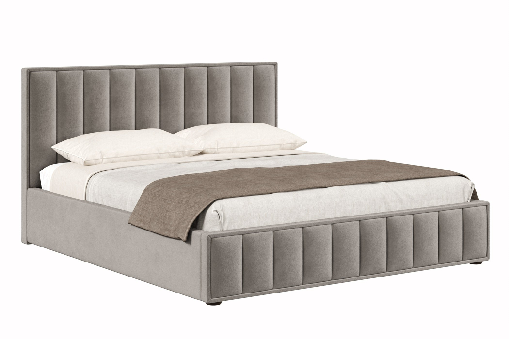 Мягкая кровать, Кровать Анкона 1800, велюр