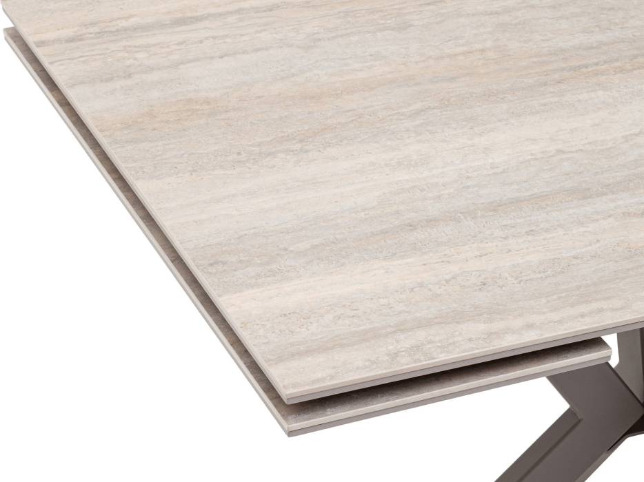 Обеденные столы, Стол обеденный STOOL GROUP Marmer 120-180/80/76 столешница МДФ16/керамика