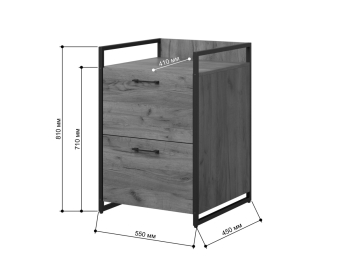 Тумба Urban Лофт 01 Белый