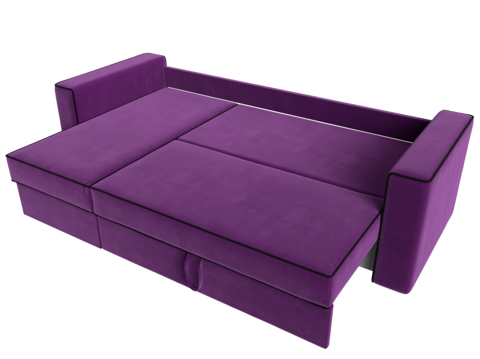 Диваны угловые в гостиную, Угловой диван Принстон левый угол, микровельвет