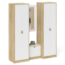 Прихожая П-6 компоновка № 8 МДФ фрезеровка прованс