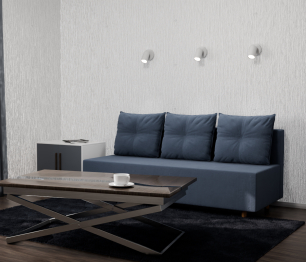 Прямой диван Сияние,НПБ,еврокнижка,велюр