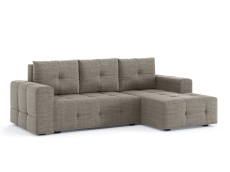 Диваны угловые в гостиную, Диван-кровать угловой Прадо, еврокнижка, рогожка Люкс