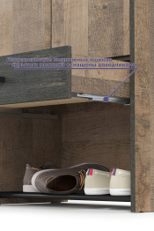 Шкаф для одежды Трувор с зеркалом