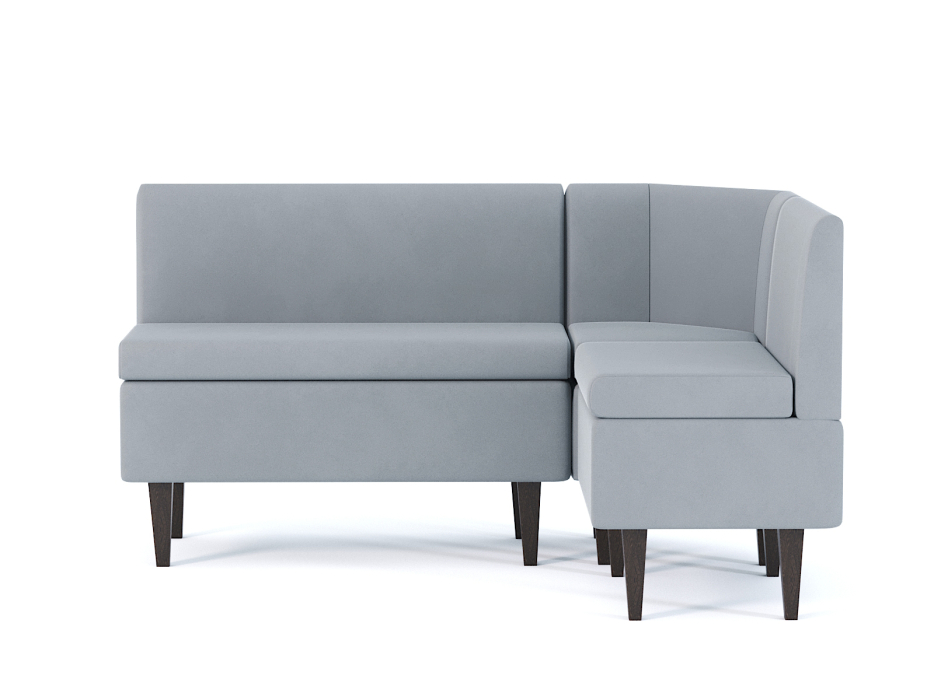 Кухонные уголки, Диван кухонный угловой Лео, велюр