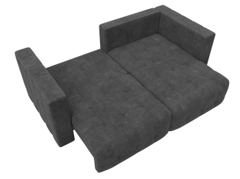 Диван угловой Лига-052 НПБ угол универсальный, велюр BRUT