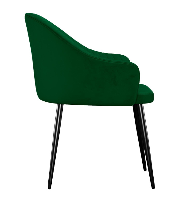 Стулья, Стул 440 K13 изумруд, ножки черные