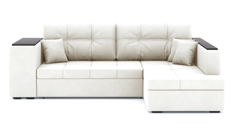 Диван-кровать угловой Брюссель дельфин, велюр