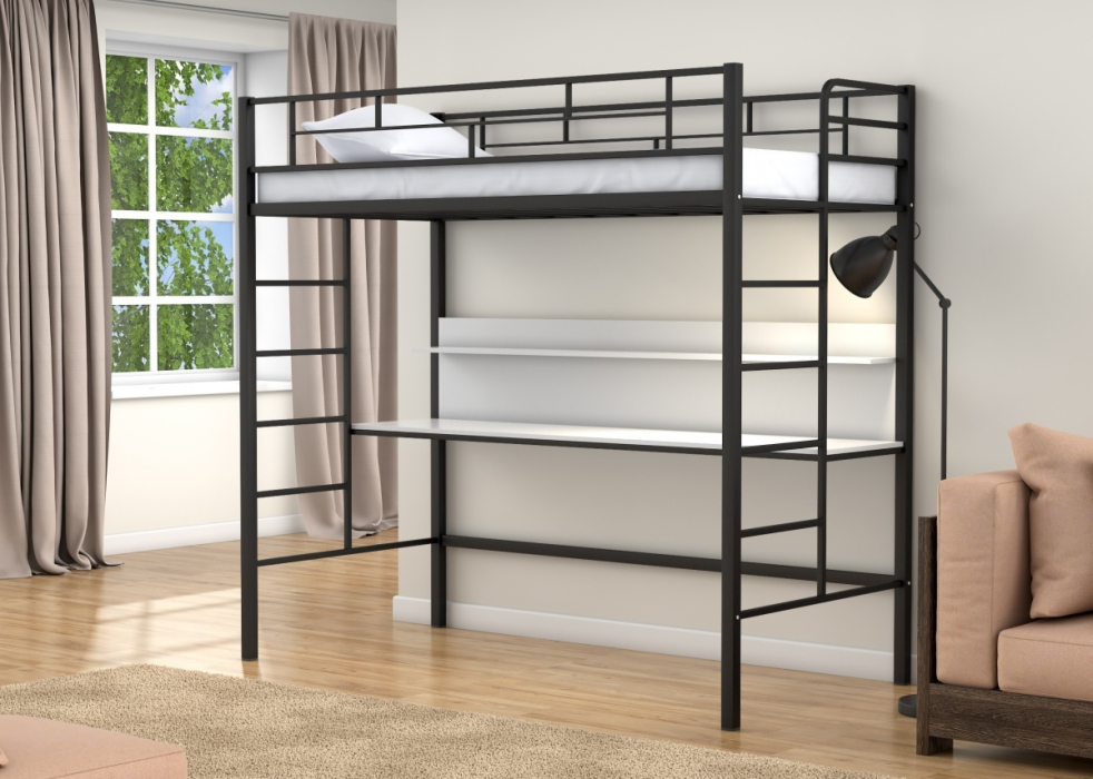 Кровати-чердаки, Кровать-чердак Амстердам Черный