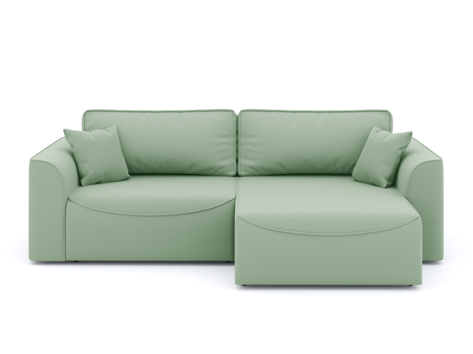 Диваны угловые в гостиную, Диван-кровать угловой Рафаэль еврокнижка НПБ, велюр