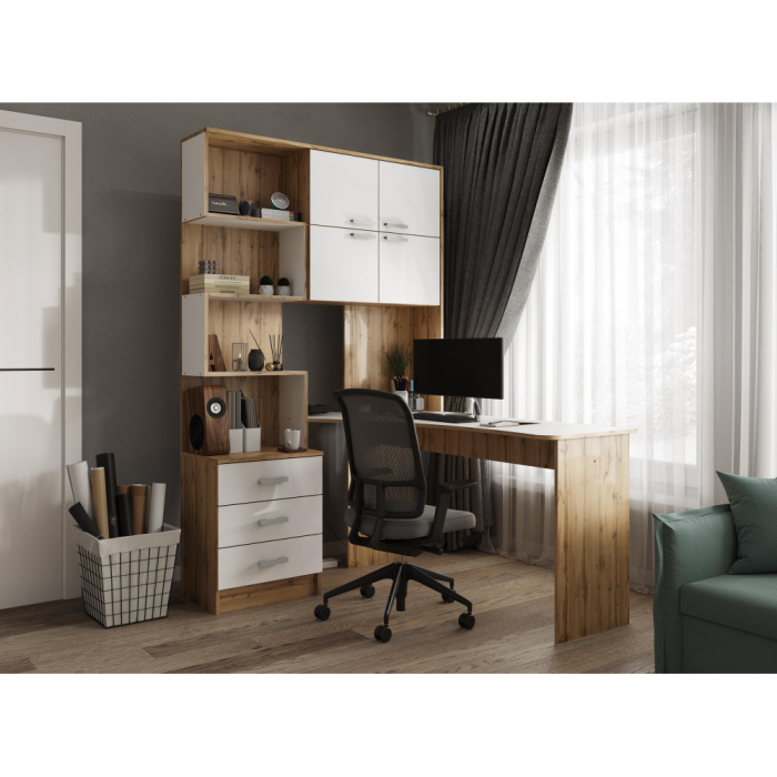 Угловые компьютерные столы, Компьютерный стол Ганор правый