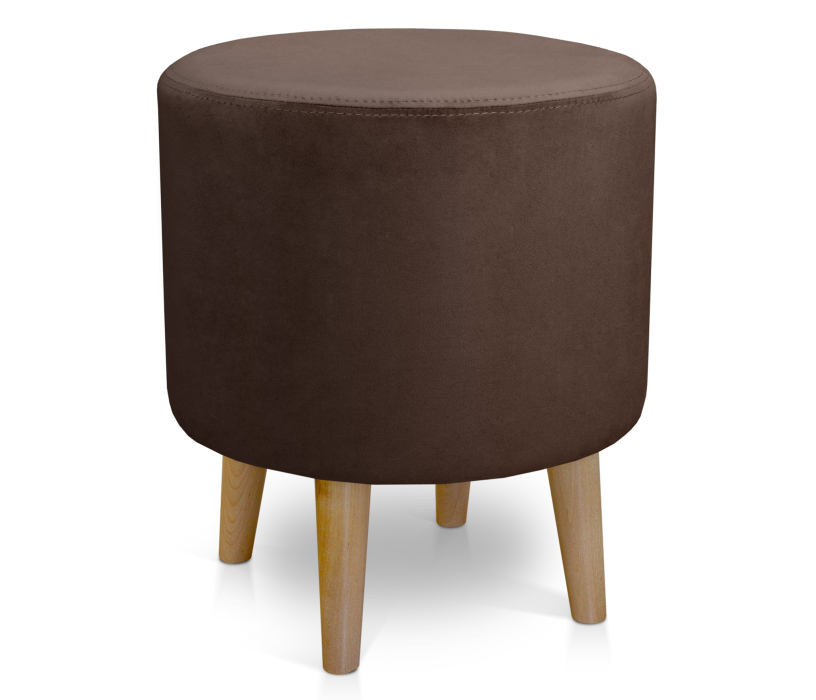 Банкетки, Пуфик круглый Ронд на высоких ножках, микровелюр