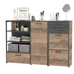 Тумба для обуви Трувор 13.241.06 с комодом с тремя нишами